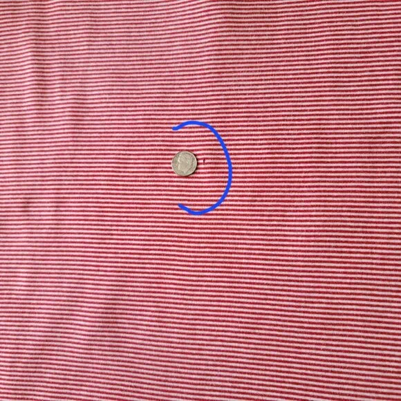 Polo Ralph Lauren Girls Medium Red Striped Tee Short Sleeve Round Neck - Picture 12 of 14